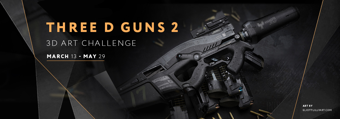 Three D Guns 2 Competition for 3D Artists