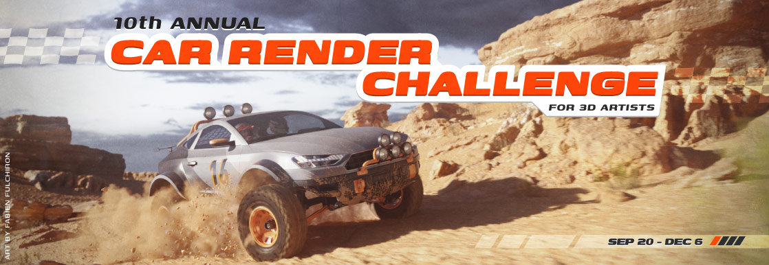 Car Render Challenge 2023 for 3D Artists