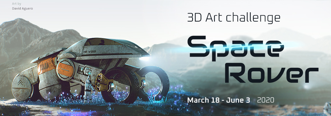 Space Rover 3D Competition for 3D Artists
