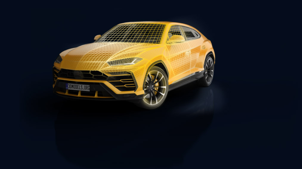 Custom 3d modeling of cars