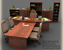 Office Set 2 3D model