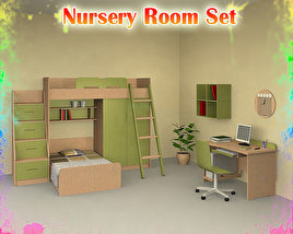 Nursery Room 04 Set Modelo 3d