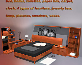 Bedroom furniture 05 3D model