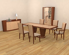 Dining Room 2 Set 3Dモデル