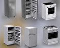 Household Appliances Set 3D 모델 