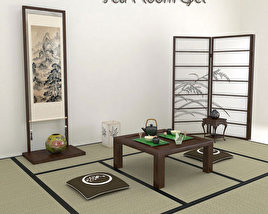 Japanese Tea Room Modello 3D