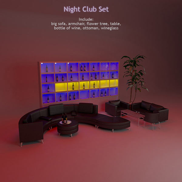 Nightclub 3D 모델 