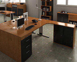 Office Set 16 Modelo 3d