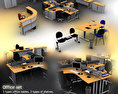 Office Set 12 Modello 3D