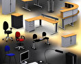 Office Set 12 3D-Modell