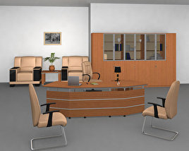 Office 22 Set 3Dモデル