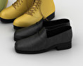Footwear Set Winter 3d model
