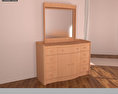 Bedroom furniture set 16 3D 모델 
