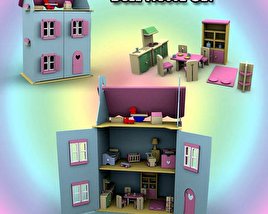 Doll House Set 01 3D模型