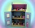 Doll House Set 01 3d model