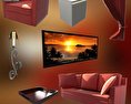 Home Theater Set 04 3D-Modell