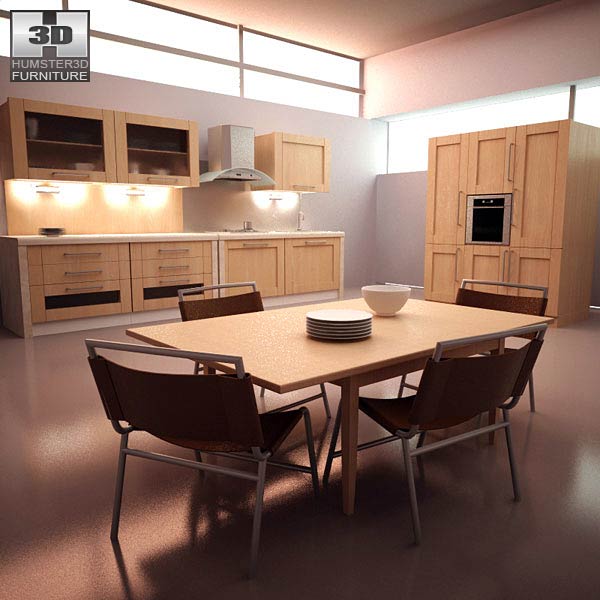 Kitchen Set I1 3d model