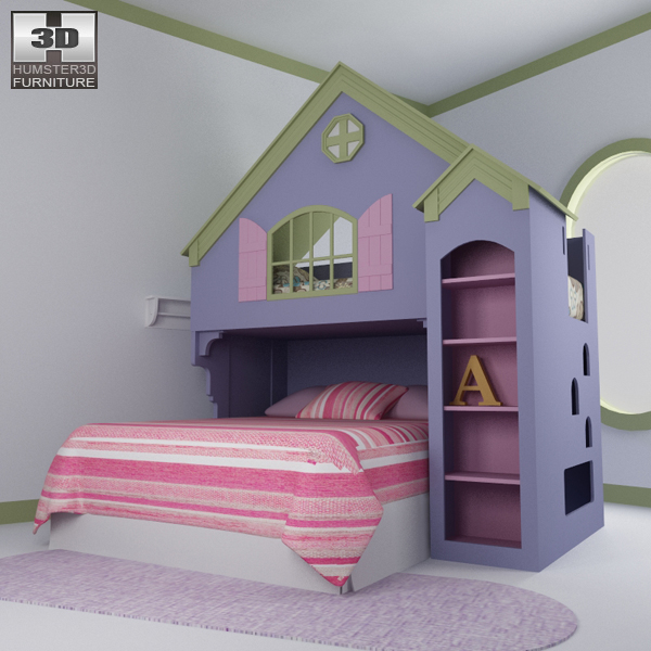 Nursery Room 05 Set 3D 모델 