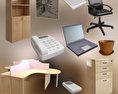 Office Set P07 3D模型