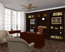 Office Set 25 Classic 3D model