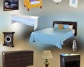 Bedroom furniture set 10 3D модель