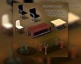 Furniture Set 01 3D 모델 
