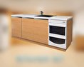 Kitchen Set P1 3D 모델 
