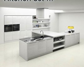 Kitchen Set P3 3D-Modell