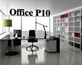Office Set P10 3d model