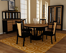 Dining Room 03 Set 3D-Modell