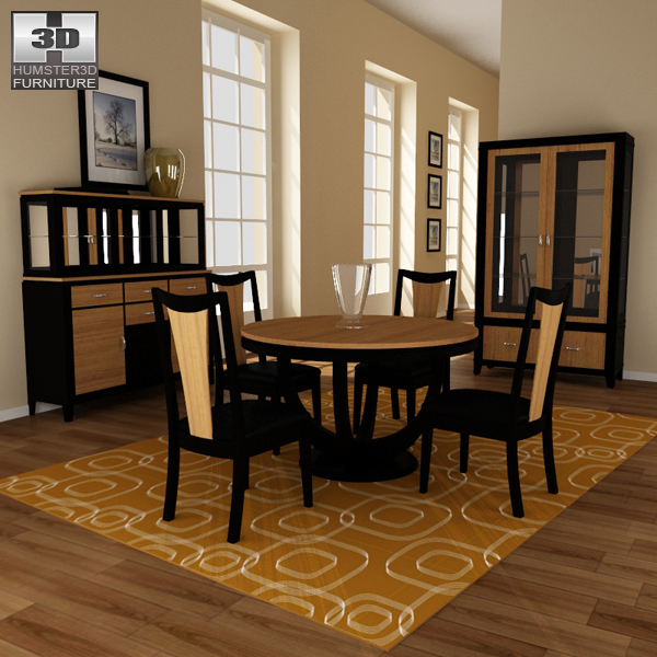 Dining Room 03 Set Modello 3D