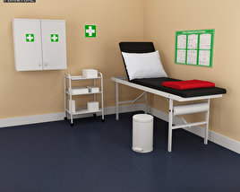 Hospital 02 Set - Medical Furniture 3D model