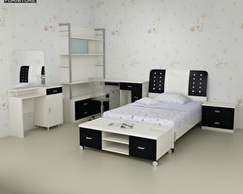 Nursery Room Furniture 06 Set 3D model