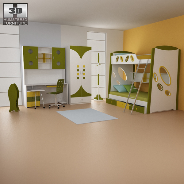 Nursery Room 07 Set 3Dモデル