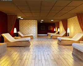 Rest Room 01 Set 3D-Modell
