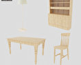 Dining Room Furniture 6 Set 3d model