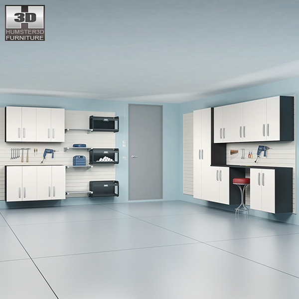 Garage Furniture 04 Set Modelo 3D
