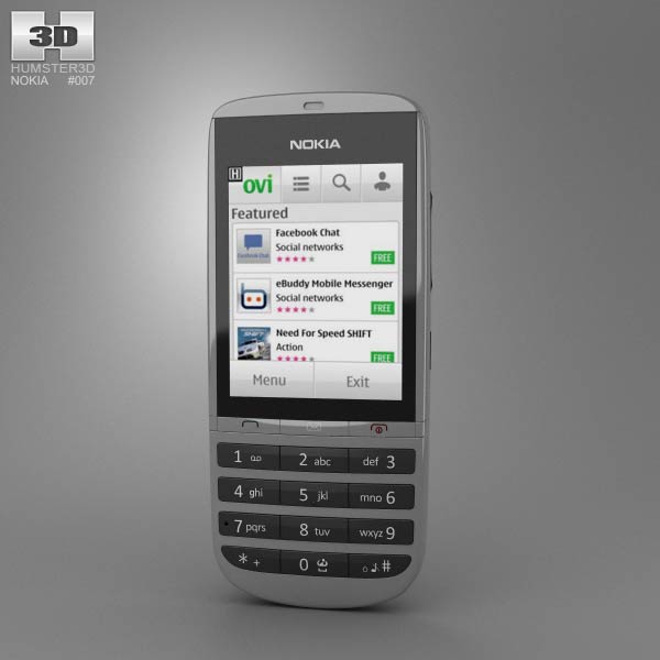 Nokia Asha 300 3D model