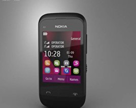 Nokia C2-02 3D model