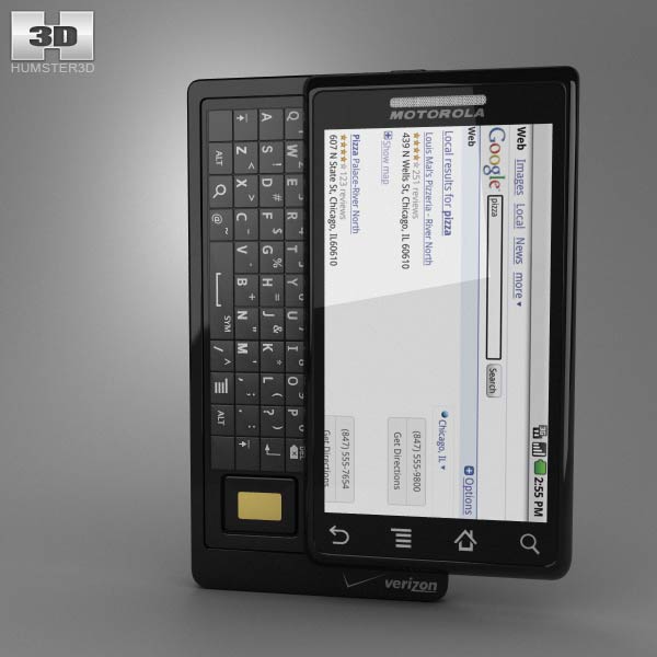 Motorola Droid A855 3D 모델 