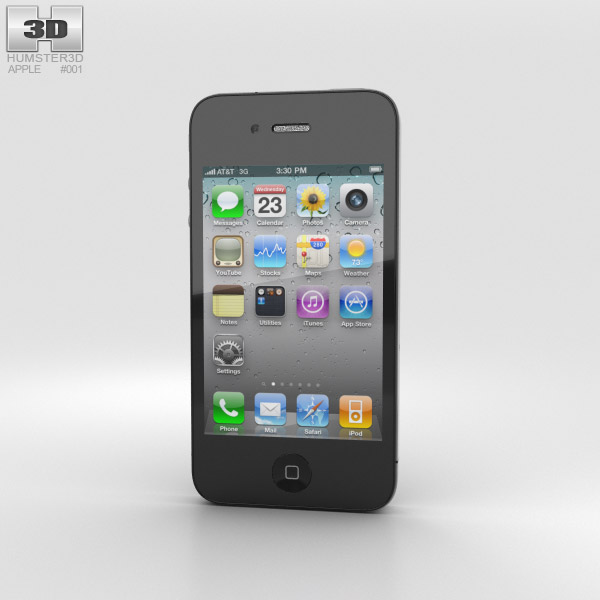 Apple iPhone 4 3Dモデル
