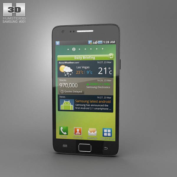 Samsung Galaxy S2 3Dモデル