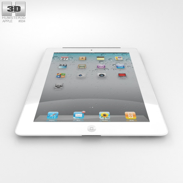 Apple iPad 2 WiFi 3G 3D model - Download Electronics on 3DModels.org