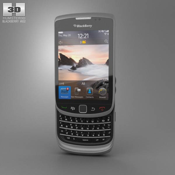 BlackBerry Torch 9800 Modelo 3d