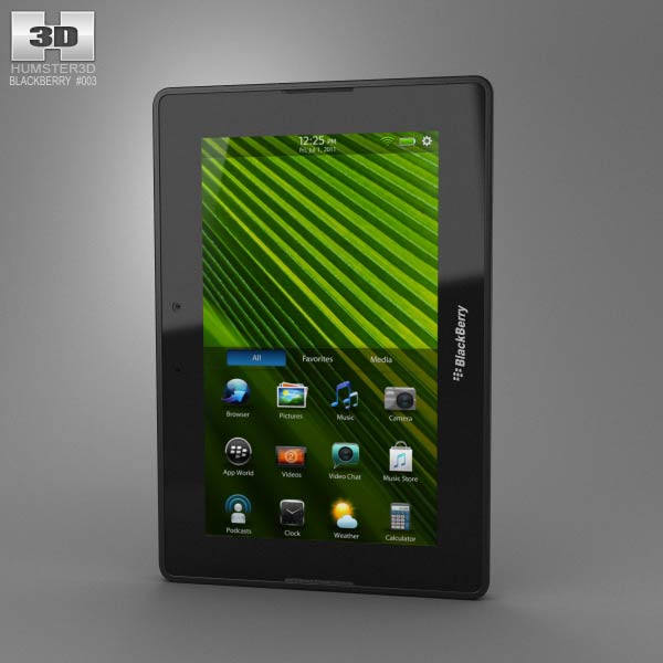 BlackBerry PlayBook Modelo 3d