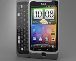 HTC Desire Z 3D 모델 