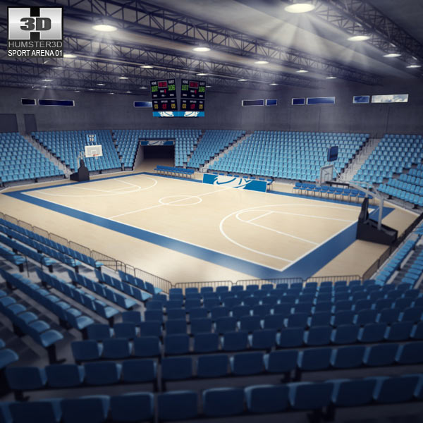 Arena de basquete Modelo 3d