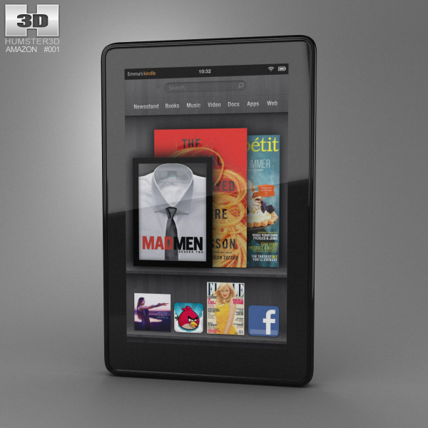 Amazon Kindle Fire 3d model