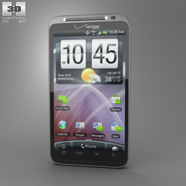 HTC Thunderbolt 3Dモデル