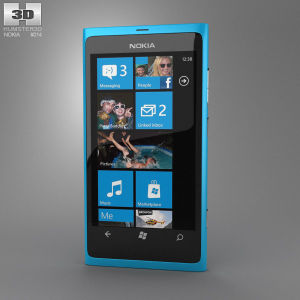 Nokia Lumia 800 3D模型